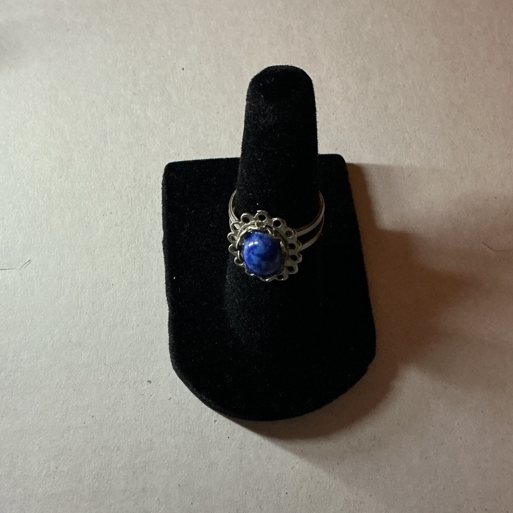 Elegant Blue Stone Ring